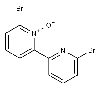 6,6'-DIBROMO-2,2'-BIPYRIDINE-1-OXIDE Structure