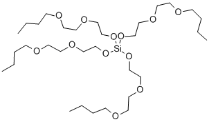 TETRAKIS(BUTOXYETHOXYETHOXY)SILANE Structure
