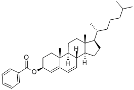 cholesta-4,6-dien-3beta-yl benzoate  Structure