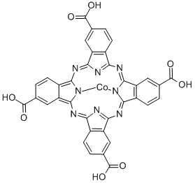(TETRACARBOXYPHTHALOCYANINATO)COBALT(II) Structure