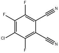 1,2-Benzenedicarbonitrile, 4-chloro-3,5,6-trifluoro- Structure