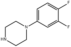 1-(3,4-Difluorophenyl)piperazine Structure