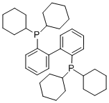 2,2'-BIS(DICYCLOHEXYLPHOSPHINO)-1,1'-BIPHENYL Structure