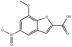 7-methoxy-5-nitrobenzofuran-2-carboxylic acid Structure