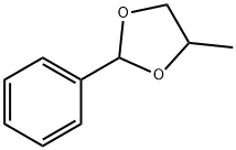Benzaldehyde propylene glycol acetal Structure