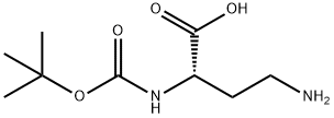 Boc-L-2,4-diaminobutyric acid Structure