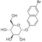 6-BROMO-2-NAPHTHYL-ALPHA-D-GLUCOPYRANOSIDE Structure