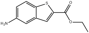 ETHYL 5-AMINO-1-BENZOTHIOPHENE-2-CARBOXYLATE Structure