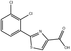 2-(2,3-DICHLORO-PHENYL)-THIAZOLE-4-CARBOXYLIC ACID Structure