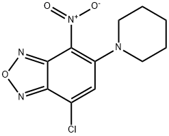 7-CHLORO-4-NITRO-5-PIPERIDINO-2,1,3-BENZOXADIAZOLE Structure