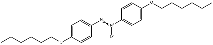 4,4'-BIS(N-HEXYLOXY)AZOXYBENZENE Structure