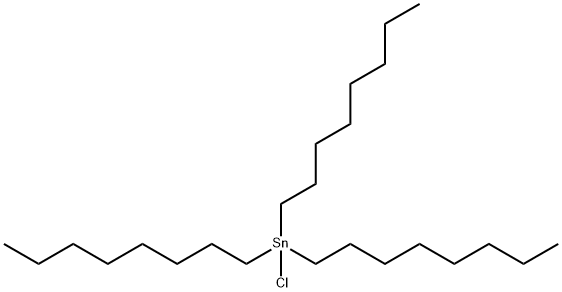 Trioctyltin chloride Structure