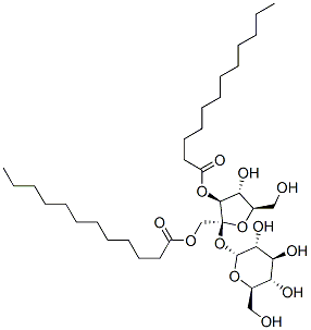 sucrose dilaurate Structure