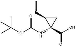 1-[[(1,1-dimethylethoxy)carbonyl]amino]-2-ethenyl-,(1S,2R)- Structure
