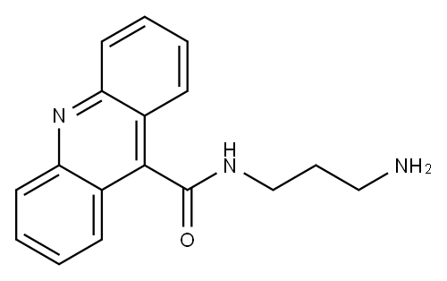 ACRIDINE-9-CARBOXYLIC ACID (3-AMINO-PROPYL)-AMIDE Structure
