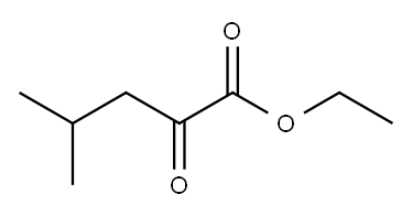 ethyl 4-methyl-2-oxovalerate Structure