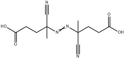4,4'-Azobis(4-cyanovaleric acid) Structure