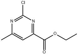 ETHYL 2-CHLORO-6-METHYLPYRIMIDINE-4-CARBOXYLATE Structure