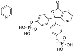 Phenolphthalein diphosphate pyridine salt Structure