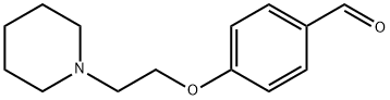 4-[2-(1-Piperidinyl)ethoxy]benzaldehyde Structure