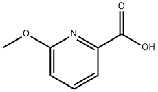 6-METHOXYPYRIDINE-2-CARBOXYLIC ACID Structure