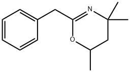 2-BENZYL-5,6-DIHYDRO-4,4,6-TRIMETHYL-1,3(4H)-OXAZINE Structure