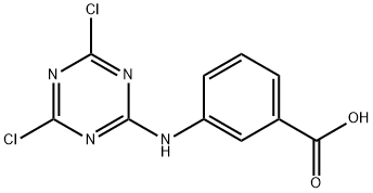 2-(3-CARBOXYANILINO)-4,6-DICHLORO-1,3,5-TRIAZINE Structure