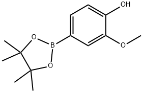 2-METHOXY-4-(4,4,5,5-TETRAMETHYL-1,3,2-DIOXABOROLAN-2-YL)PHENOL Structure