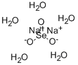 Sodium selenite pentahydrate Structure