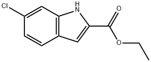 6-Chloroindole-2-carboxylic acid ethyl ester Structure