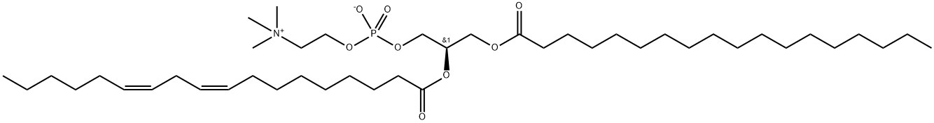 1-stearoyl-2-linoleoylphosphatidylcholine Structure