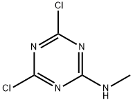 2,4-Dichloro-6-(methylamino)-1,3,5-triazine Structure