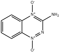 3-AMINO-1,2,4-BENZOTRIAZINE-1,4-DIOXIDE Structure
