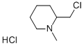 N-(2-Chloromethyl)-N-methylpiperidine, hydrochloride salt Structure
