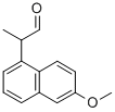 6-methoxy-alpha-methylnaphthalen-1-acetaldehyde  Structure