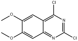 2,4-Dichloro-6,7-dimethoxyquinazoline Structure