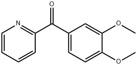 3,4-dimethoxyphenyl 2-pyridyl ketone Structure