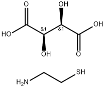 Cysteamine bitartrate Structure