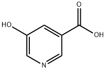 5-Hydroxynicotinic acid  Structure