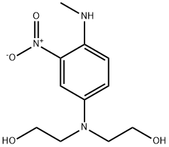 2,2'-[[4-(methylamino)-3-nitrophenyl]imino]bisethanol Structure