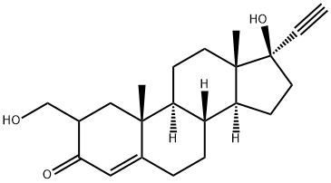 2-(hydroxymethyl)ethisterone Structure
