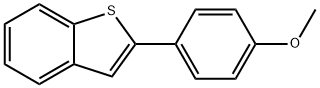 2-(4-Methoxyphenyl)benzothiophene Structure
