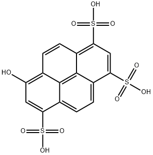 8-Hydroxypyrene-1,3,6-trisulfonicacidtrisodiumsalt Structure
