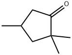 2,2,4-TRIMETHYLCYCLOPENTANONE Structure