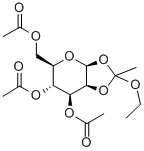 1 2-O-(1-ETHOXYETHYLIDENE)-BETA-D-MANNO& Structure