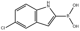 5-CHLORO-1H-INDOLE-2-BORONIC ACID Structure
