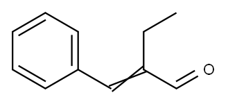 alpha-ethylcinnamaldehyde Structure