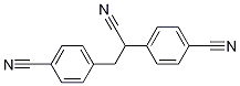 4-[1-Cyano-2-(4-cyanophenyl)ethyl]benzonitrile Structure