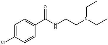 N-[2-(Diethylamino)ethyl]-4-chlorobenzamide Structure