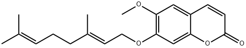 7-Geranyloxy-6-methoxycoumarin Structure